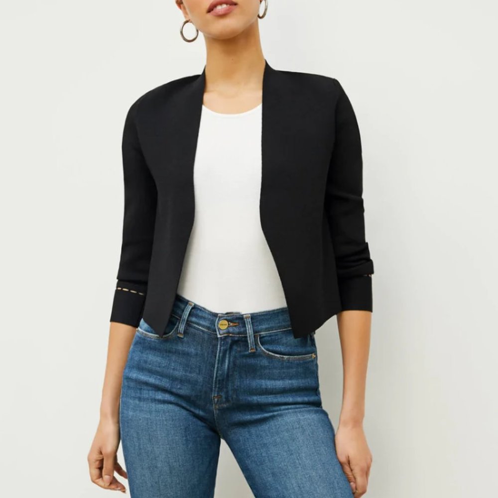 MM LaFleur - The Sant Ambroeus Jardigan in Black
